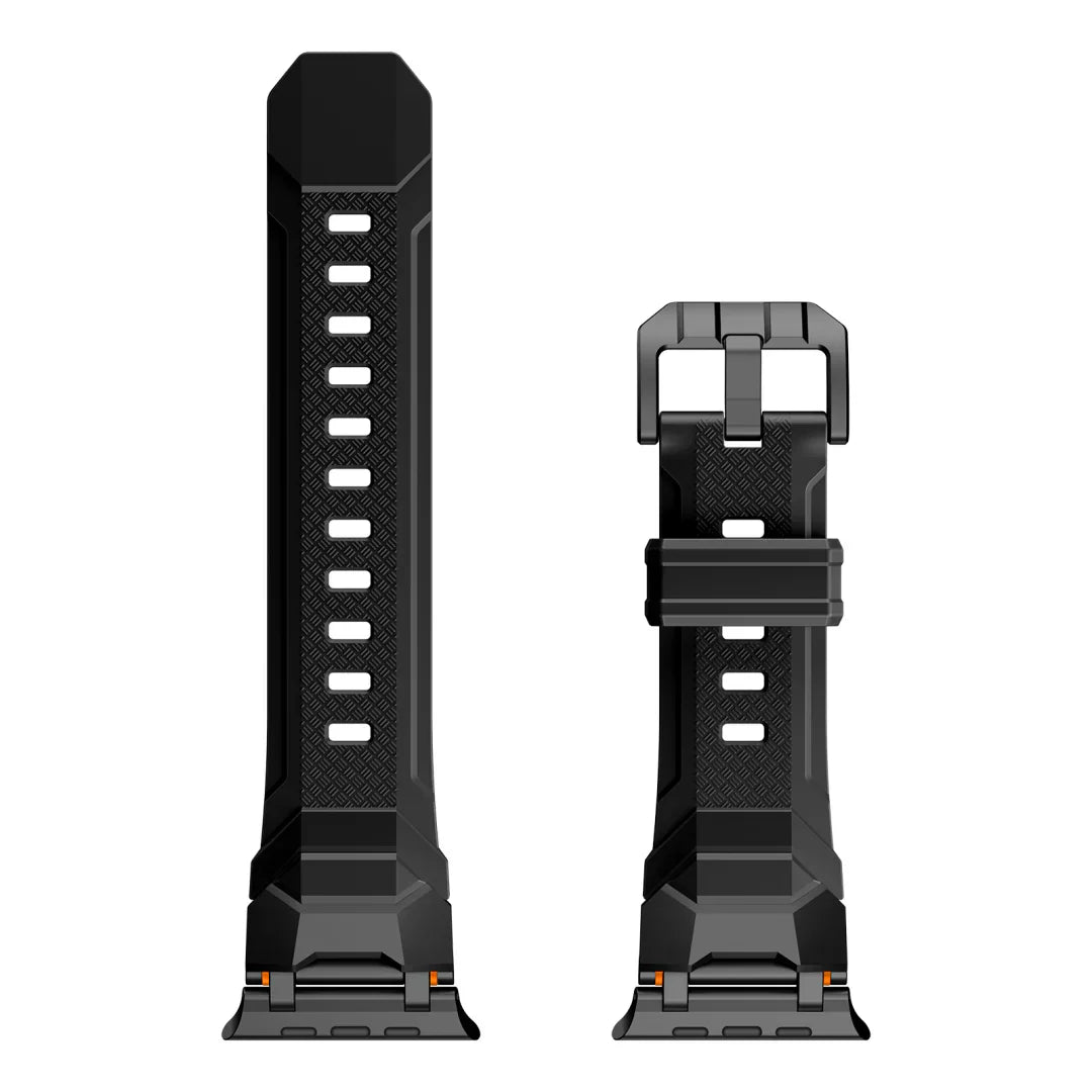 سوار FKM المتين لساعة آبل