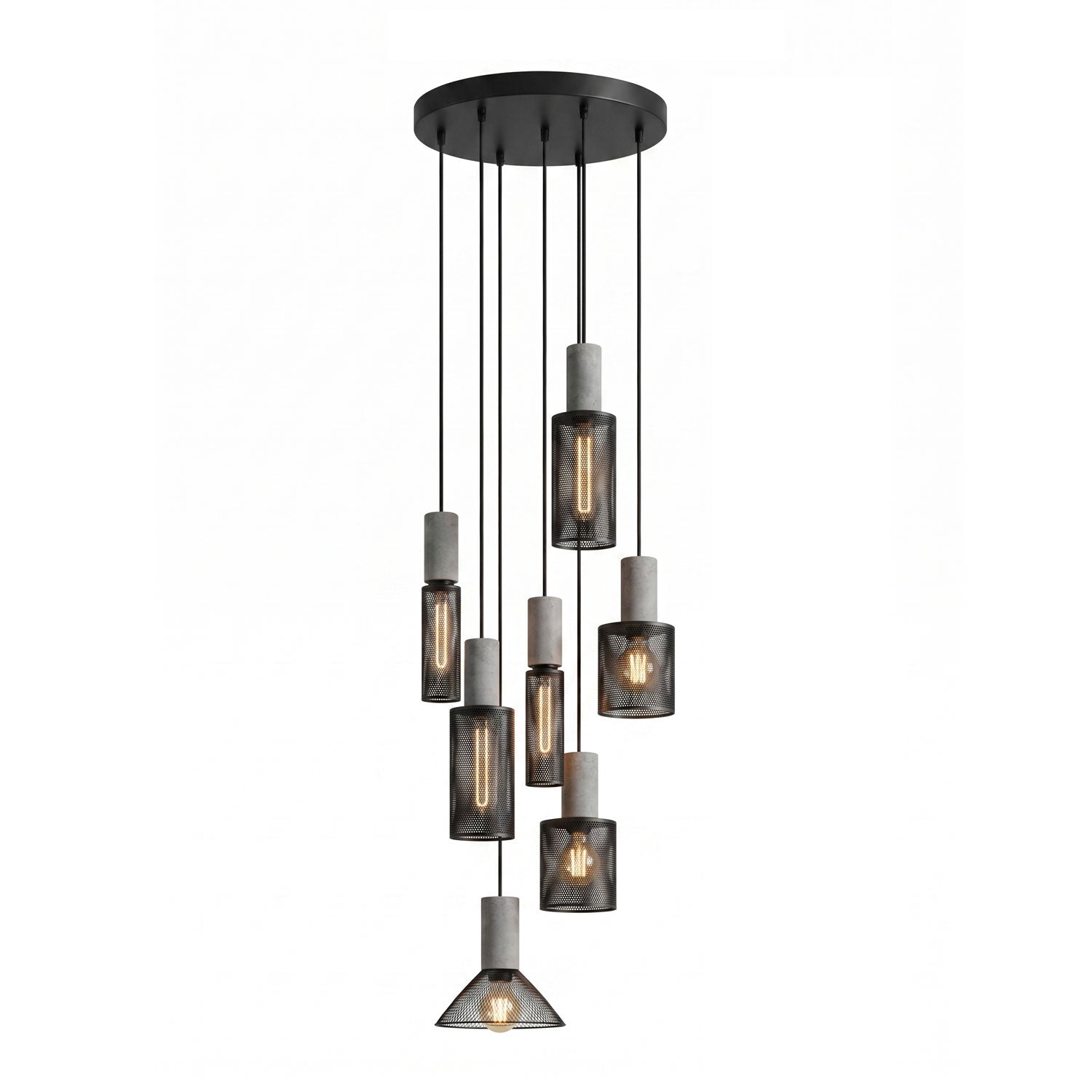 Cement Mesh Pendant Light - Vakkerlight
