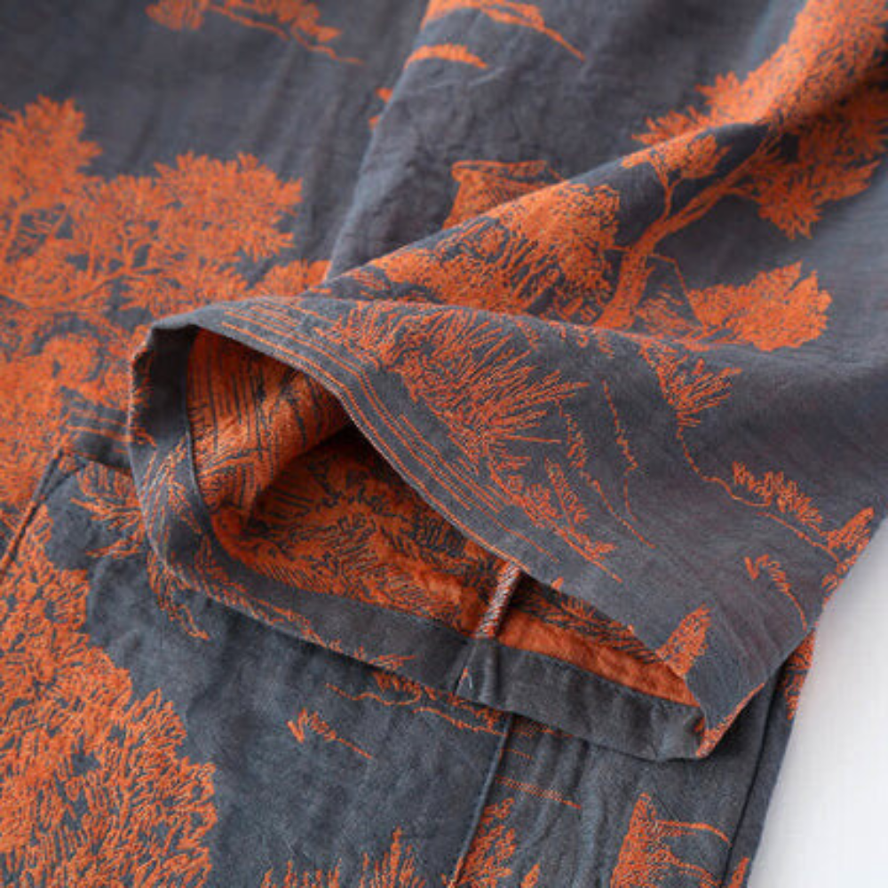 Jubah Kimono Hutan Tenang