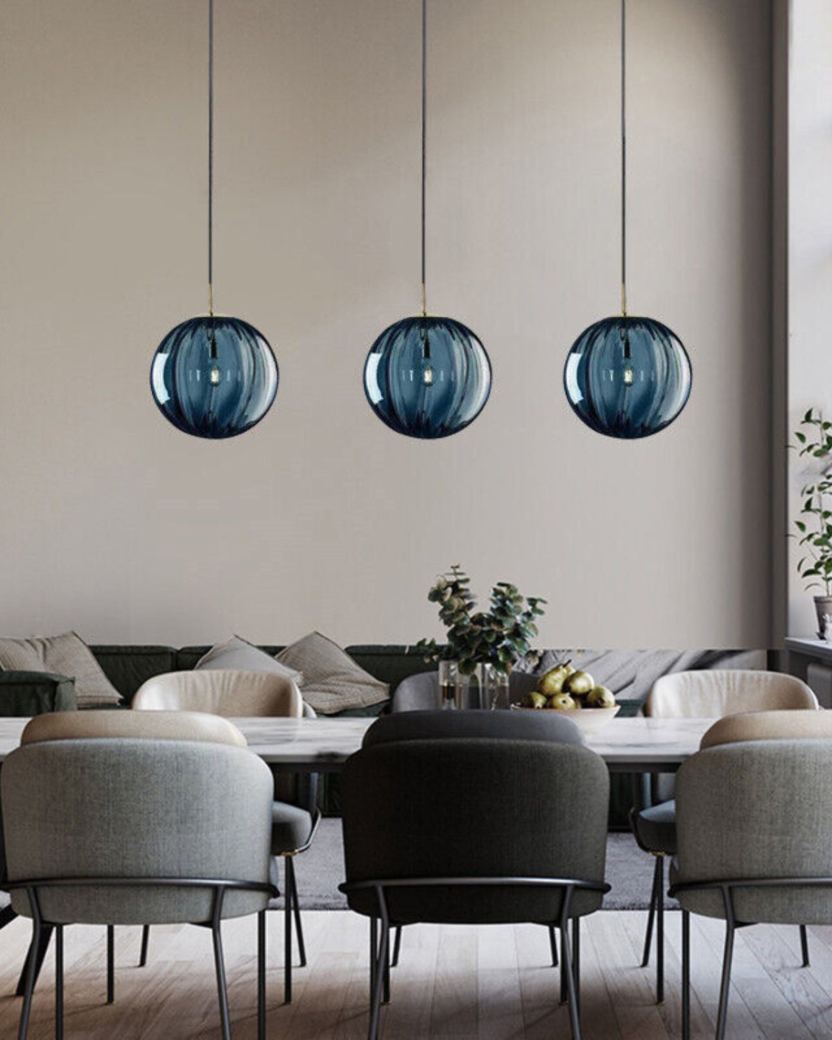 Luminara jantarové skleněné stropní závěsné svítidlo | Orntli