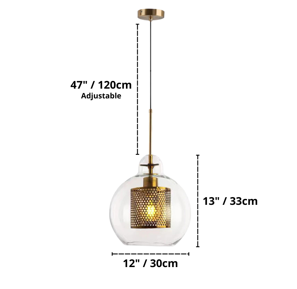Salena - Lampu Gantung Kaca