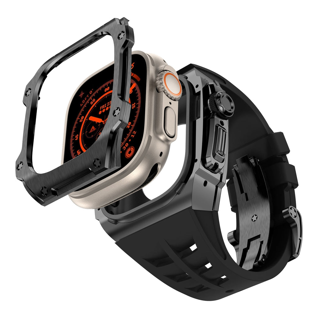 Série RM7015 - Boîtier Apple Watch Ultra en acier inoxydable Dark Vanguard