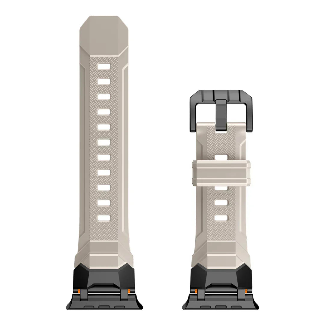 سوار FKM المتين لساعة آبل