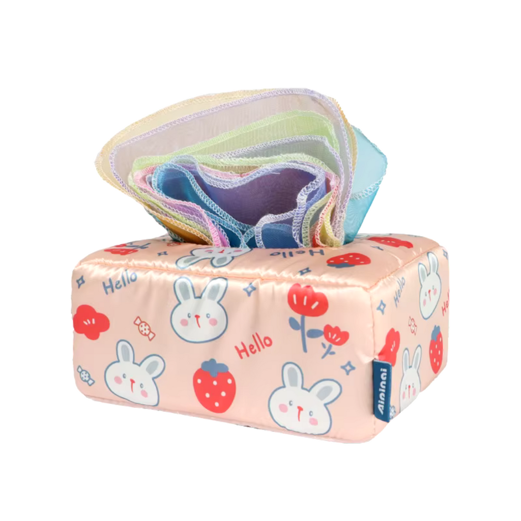 Caja sensorial de pañuelos