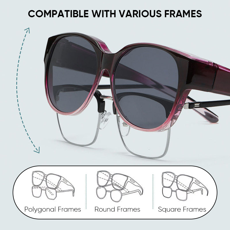 Lunettes de soleil NovaView à porter par-dessus les lunettes
