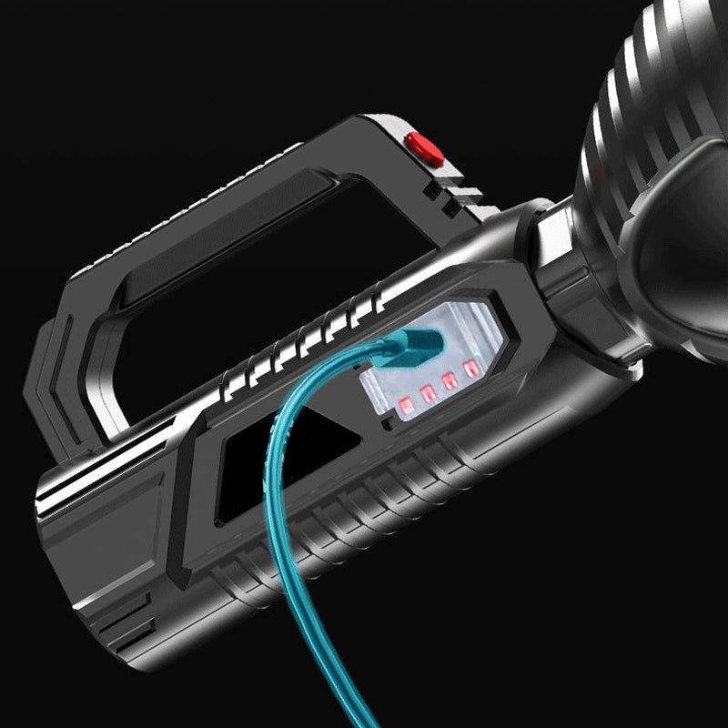 LumenPro Torcia Portatile Ricaricabile a Faretto