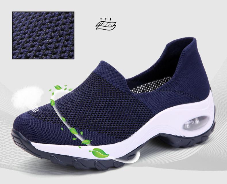 Zapatos ortopédicos NovaStride sin cordones para caminar y uso diario