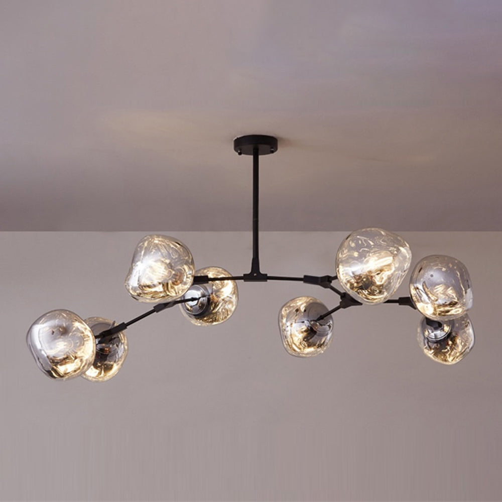 Arisha Modern Globe Lava 3 Pendant Light Fixture - Neutralighting