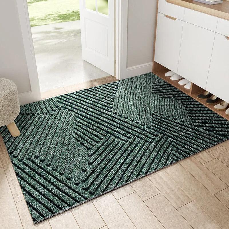Nordic Doormat With Non Slip Base And Sand Catcher At Door