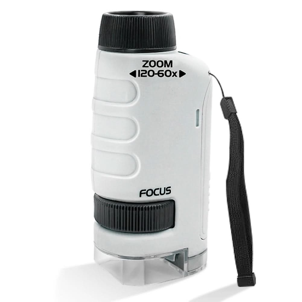 مجهر محمول للأطفال من QuestScope بتكبير 60x-120x للاستكشاف