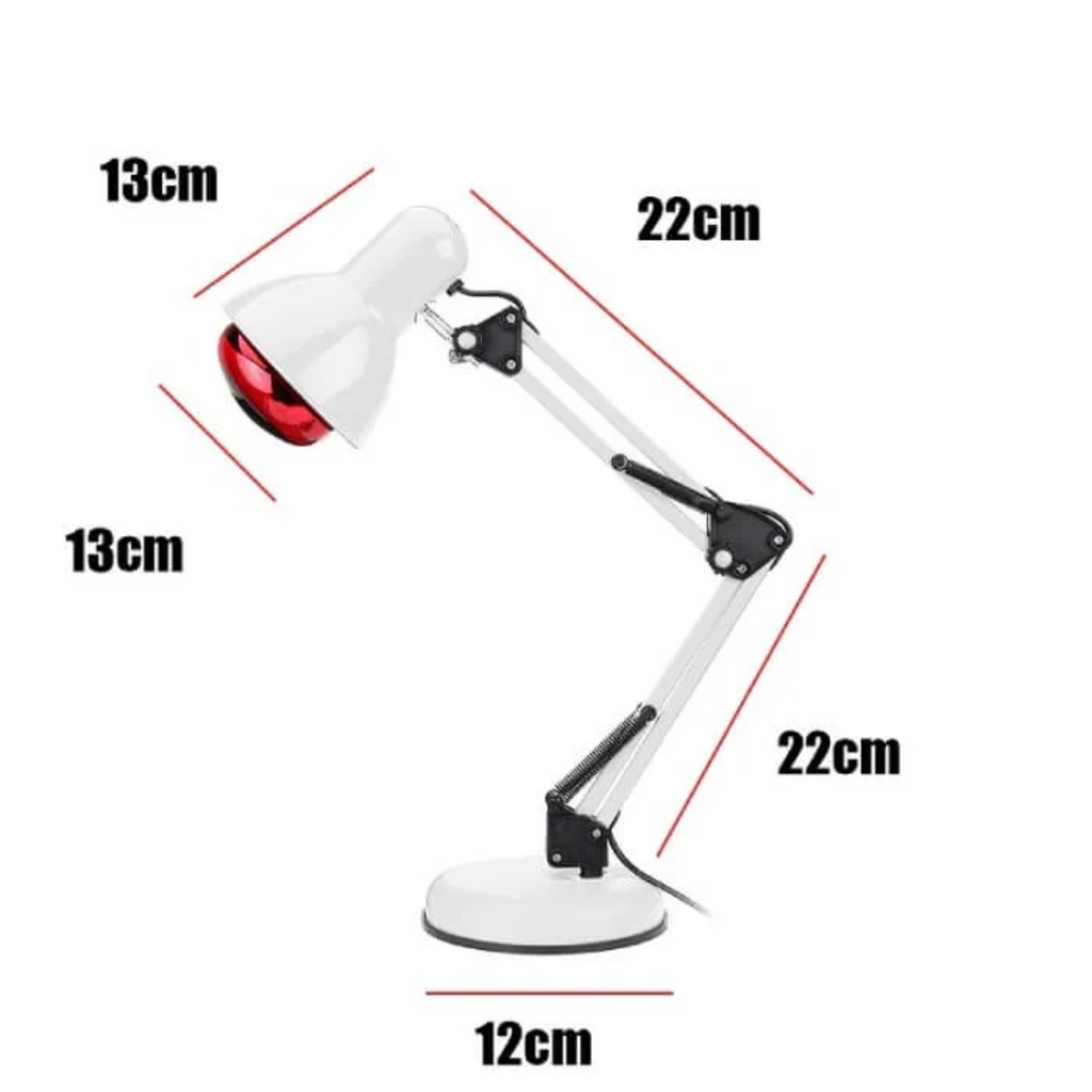 Infrarot-Heizlampe mit Ständer für Rotlichttherapie