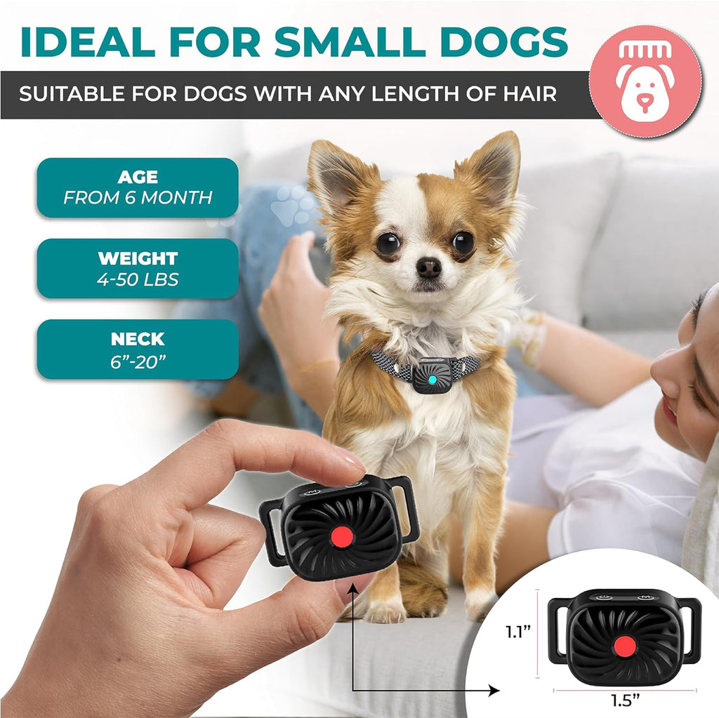 SereneGuard Anti Bark Collar For Small Dogs Official