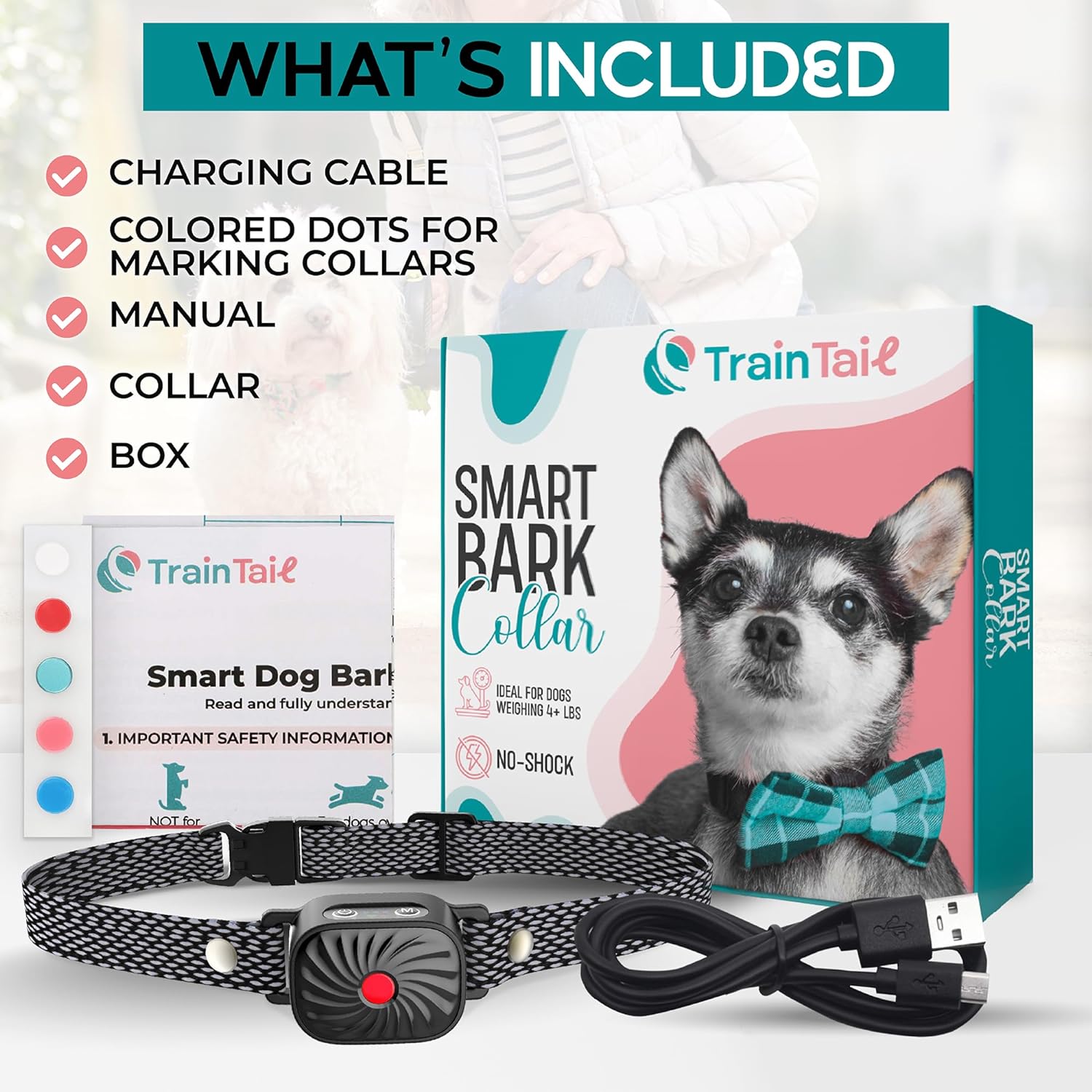 SereneGuard Anti Bark Collar For Small Dogs Official