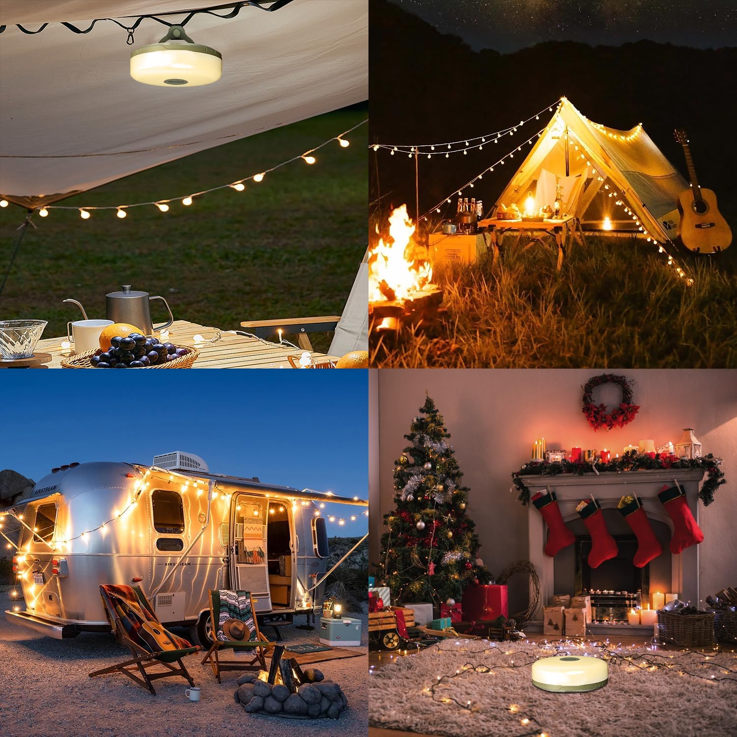 Luci da campeggio a 4 in 1 SummitBeam con 8 modalità di illuminazione