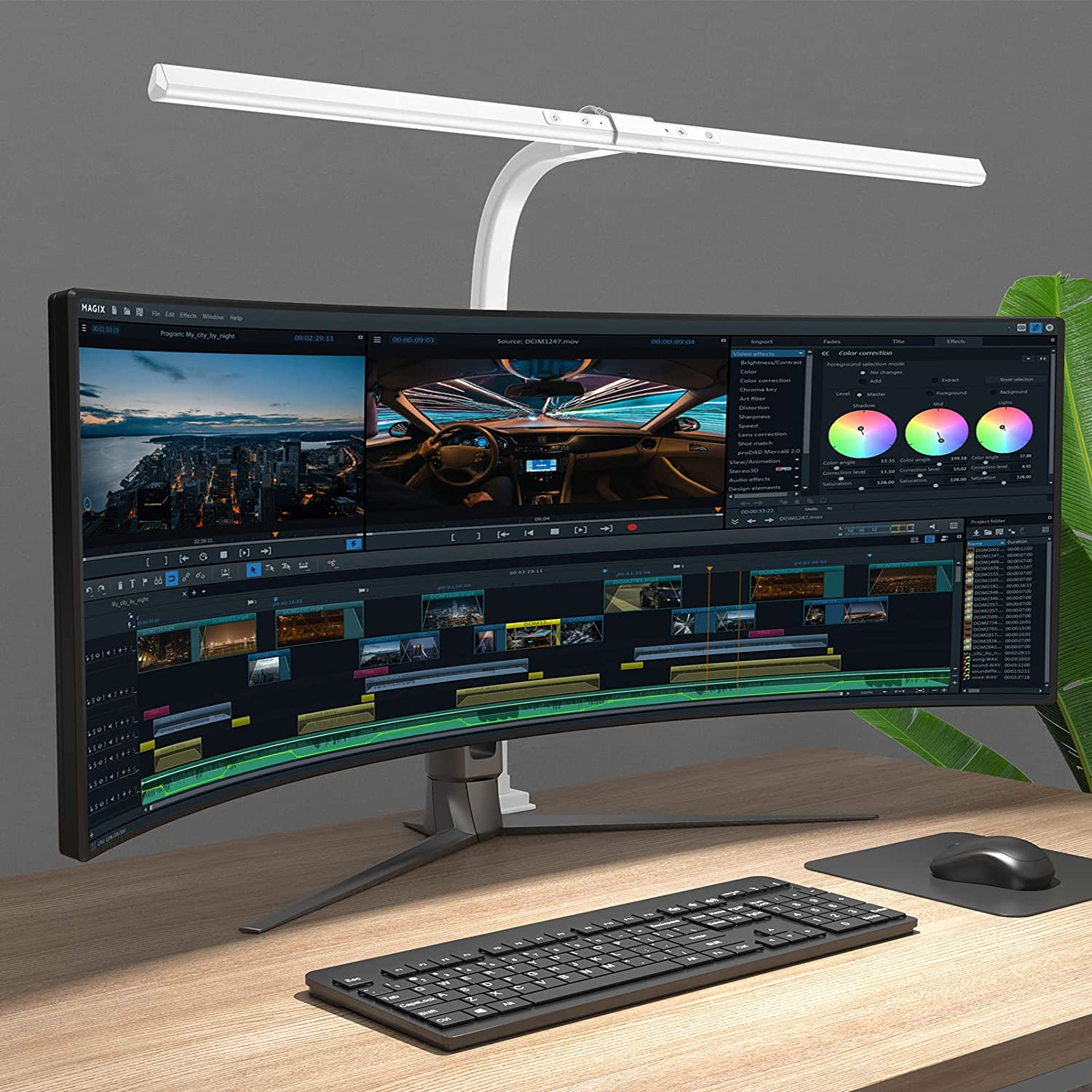 NovaClamp Architect LED Desk Lamp for Home Office Lighting