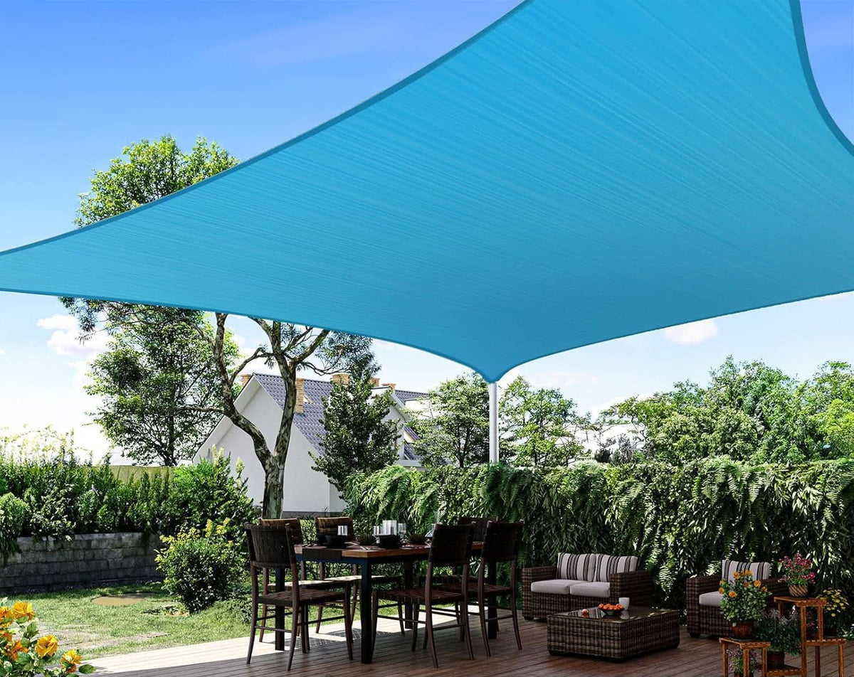 Toldo rectangular con protección UV para jardín y terraza, con sombra duradera