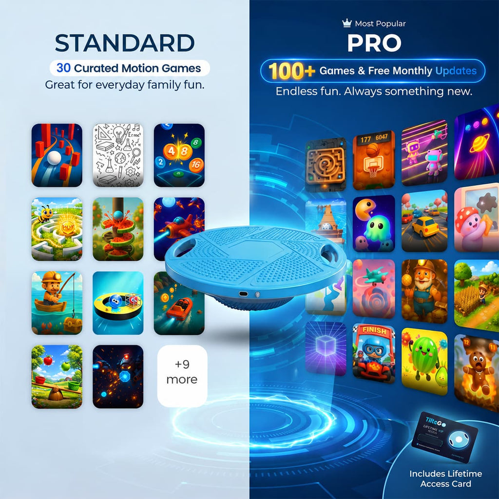 Smartes Gaming-Balanceboard – App-Spiele, Zweispielermodus, Belastbarkeit 200 kg