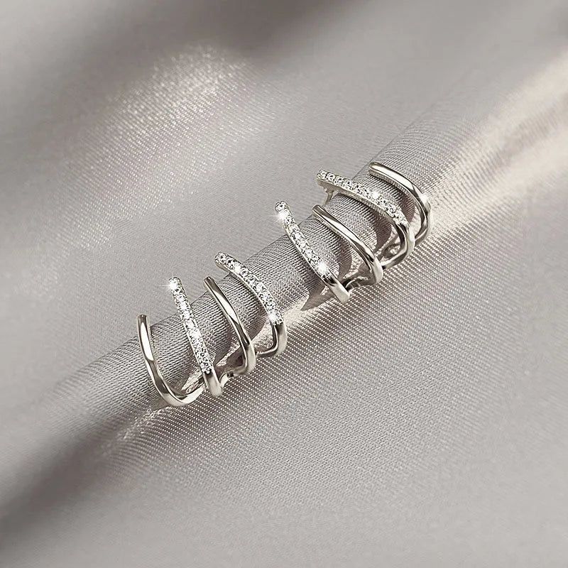 Astra Twist Øredobber for Kvinner Lettvekts Statement Smykker Hypoallergenisk Finish