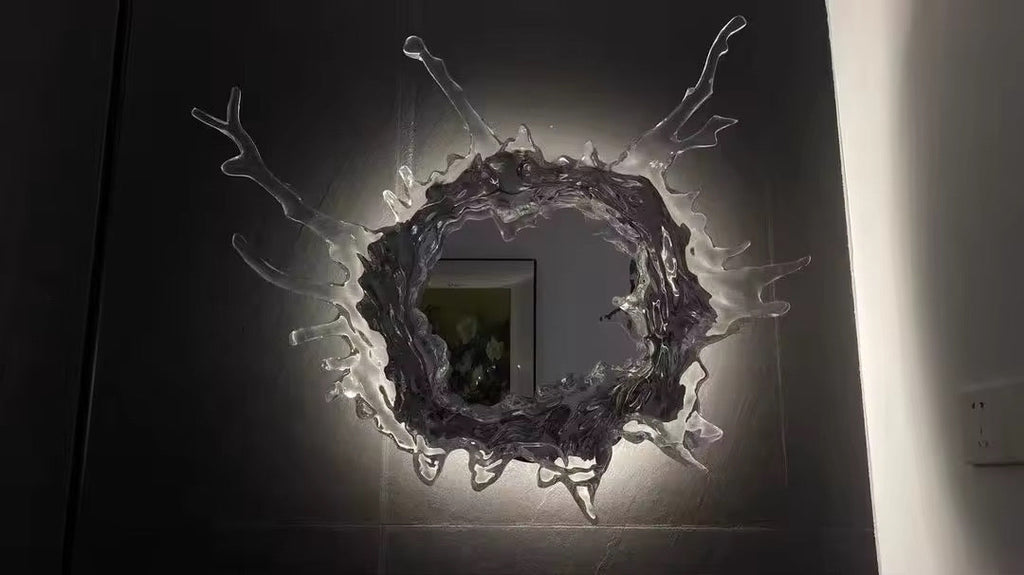 Wasserspritzer LED Spiegel