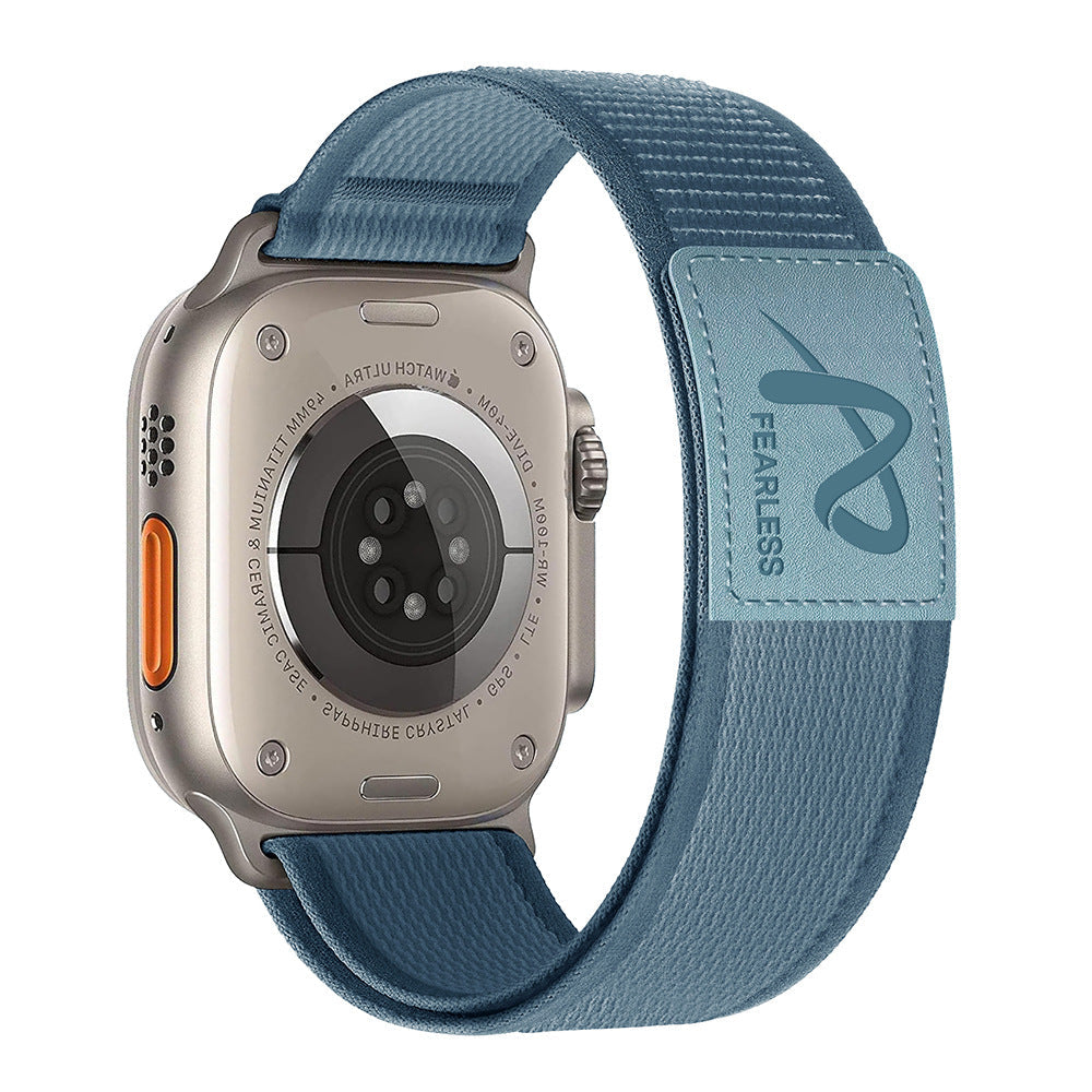 Kožený štítek Trail Loop nylonový pásek pro Apple Watch
