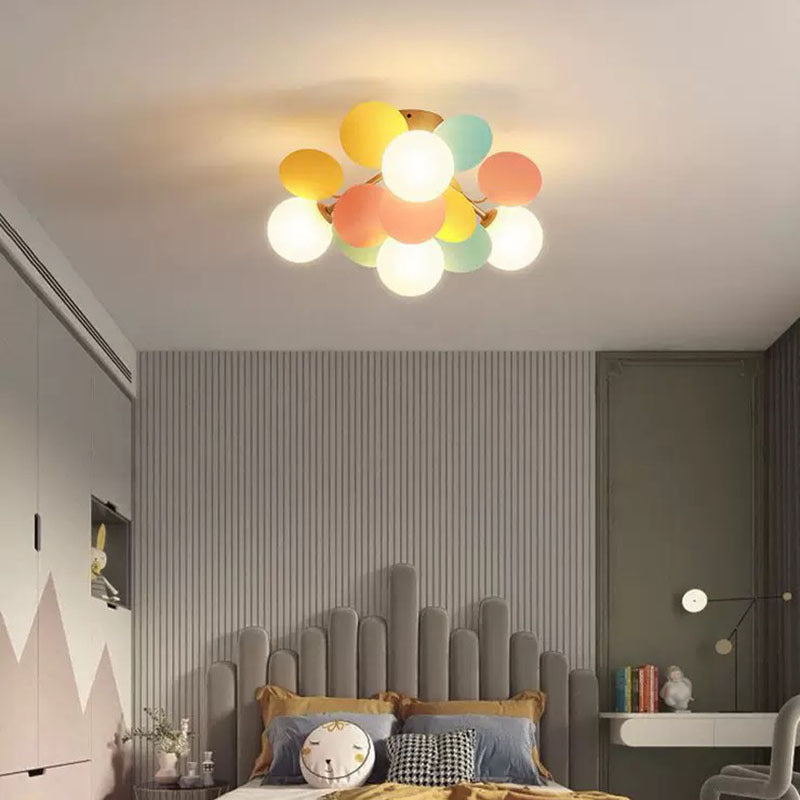 Aria modern taklampa med bubbelkluster - design i flera färger