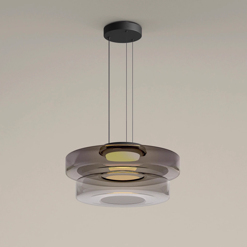 Suspension en verre à plusieurs niveaux Jojo