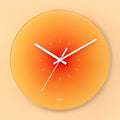 Reloj de pared de vidrio de lujo