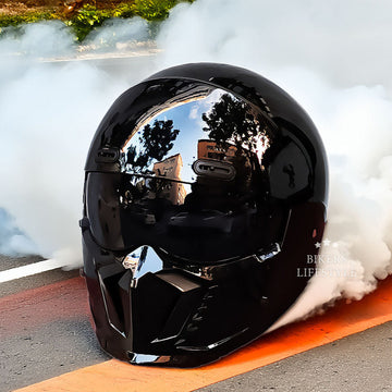 dot certified custom motorcycle helmet Retro Classic Motorcycle Helmet DOT And ECE Approved Timeless Look – orntli