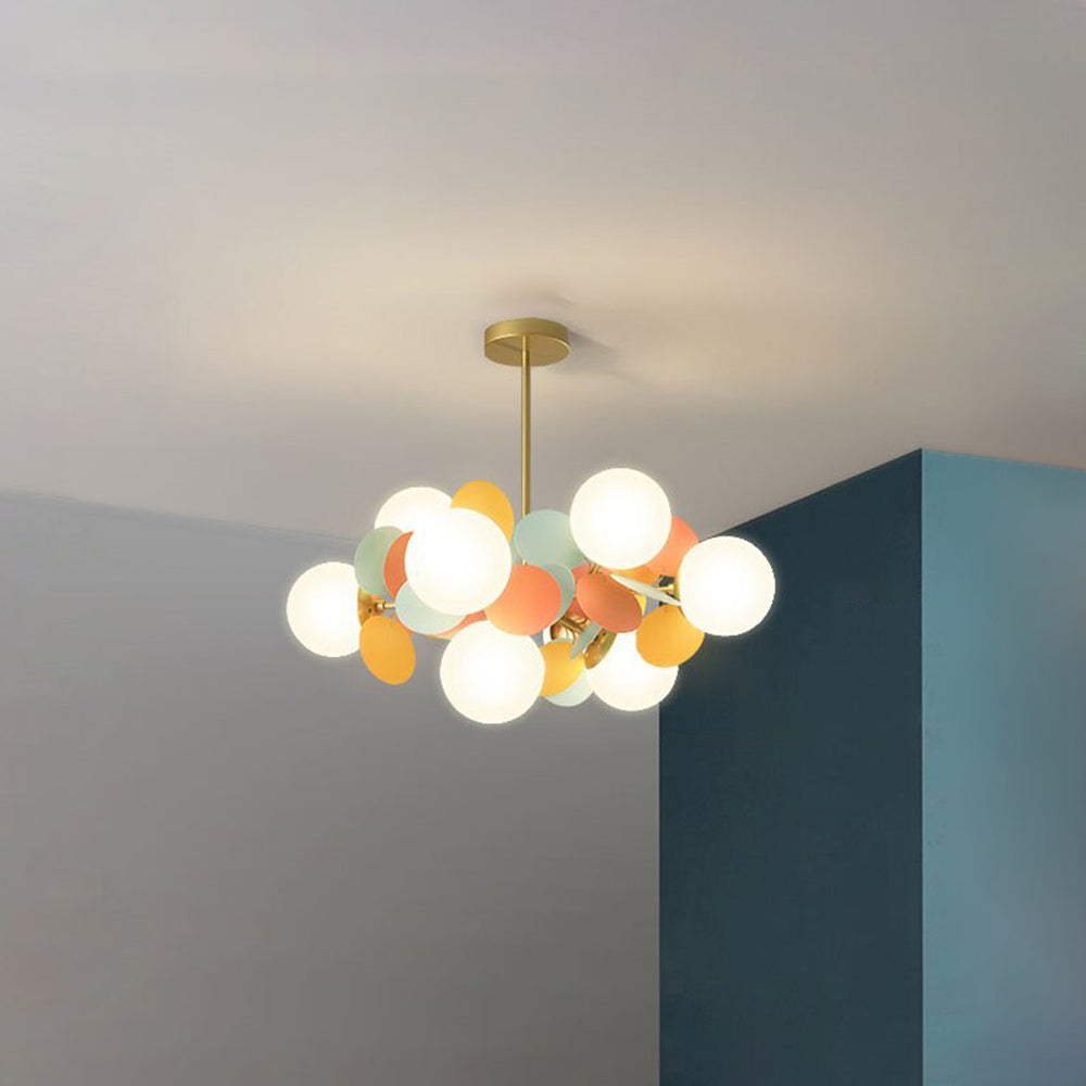 ModernBrilliance - Lampe suspendue à DEL en verre acrylique