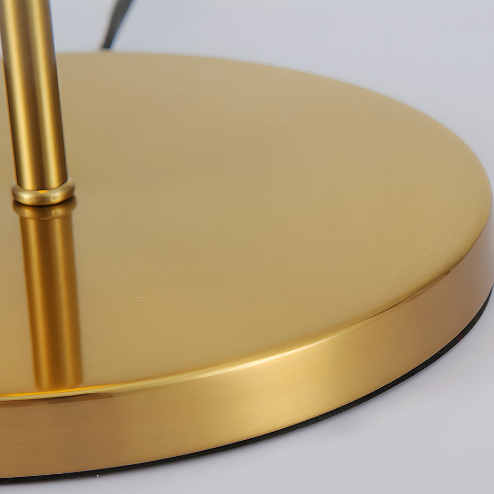 LumiLux - Candeeiro de Mesa em Vidro Fumado para um Ambiente Aconchegante