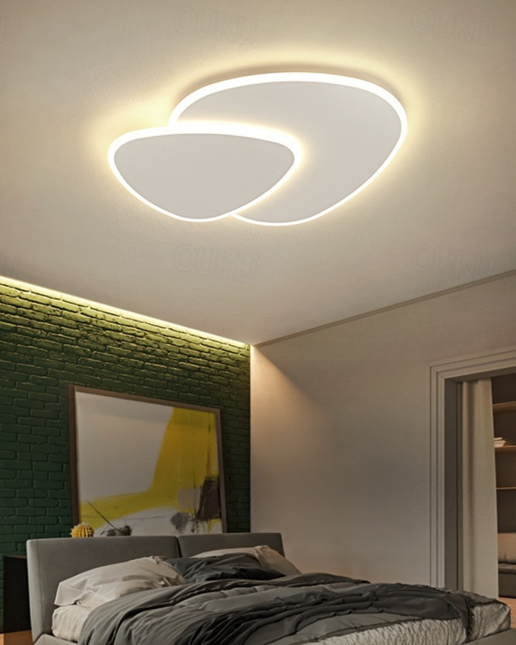 Valora | Modern LED Ceiling Light for Minimalist Interiors | Orntli