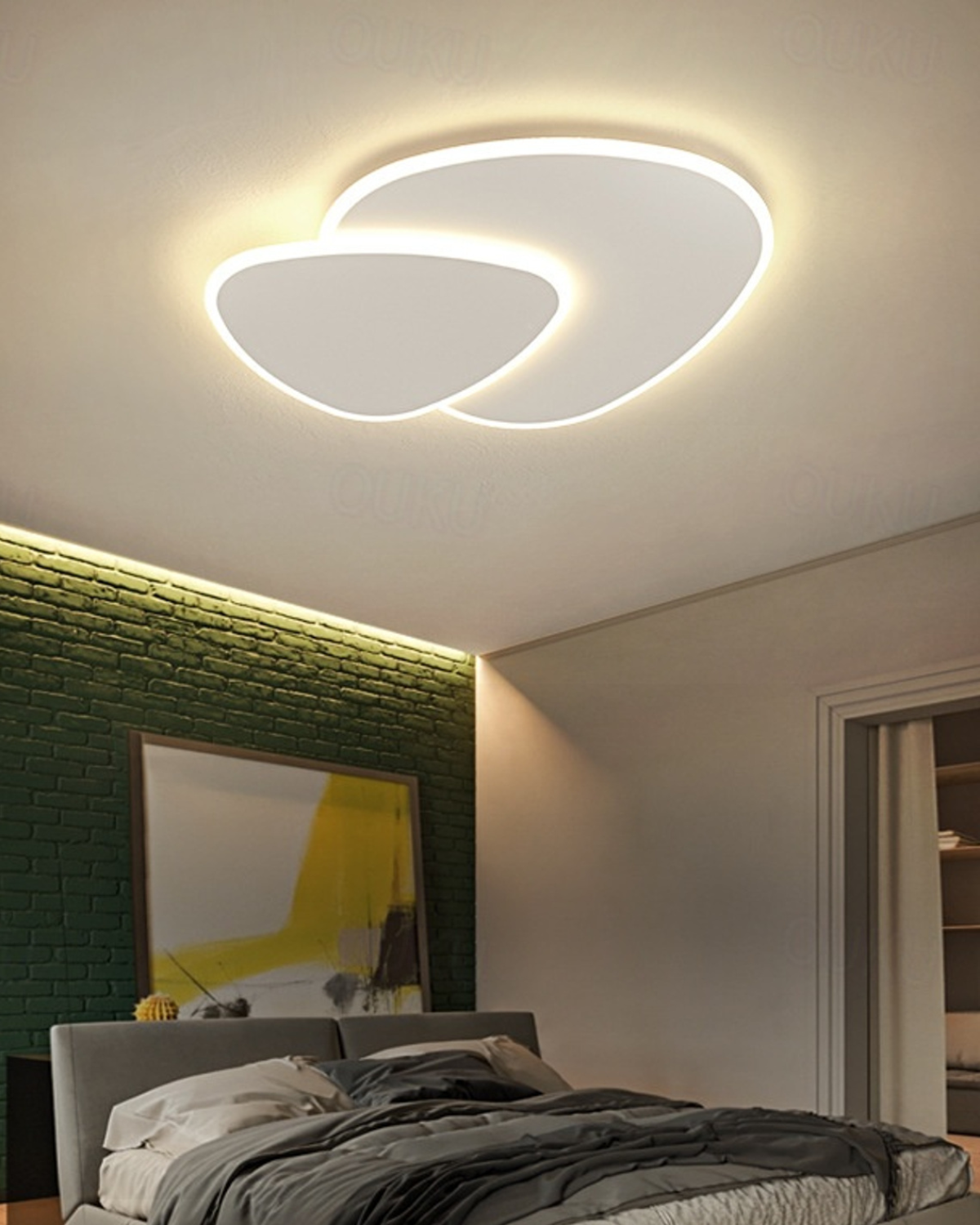 Valora | Modern LED Ceiling Light for Minimalist Interiors | Orntli