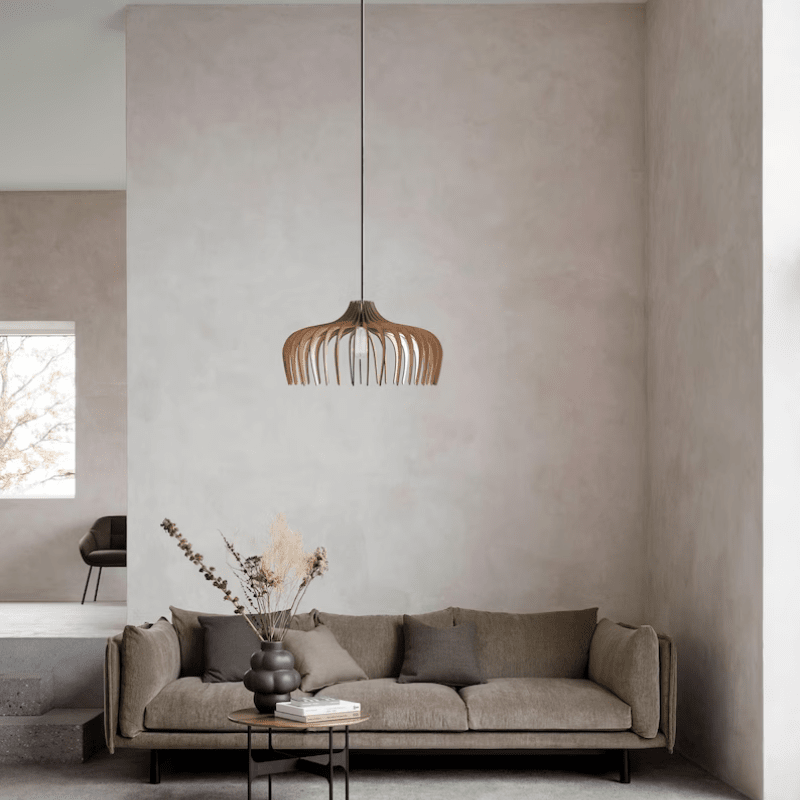 Lampadario in legno Hayden