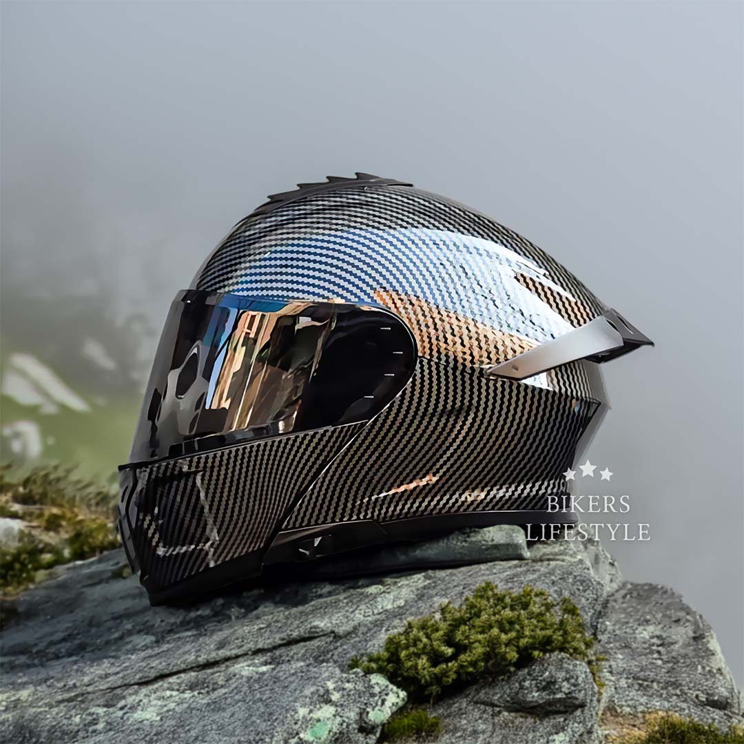Casque modulaire AeroGuard à double visière homologué DOT et ECE