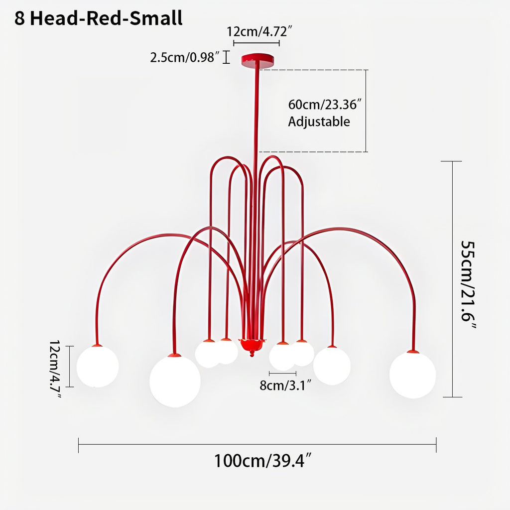 Avi Doppelglas-Kronleuchter - Orntli