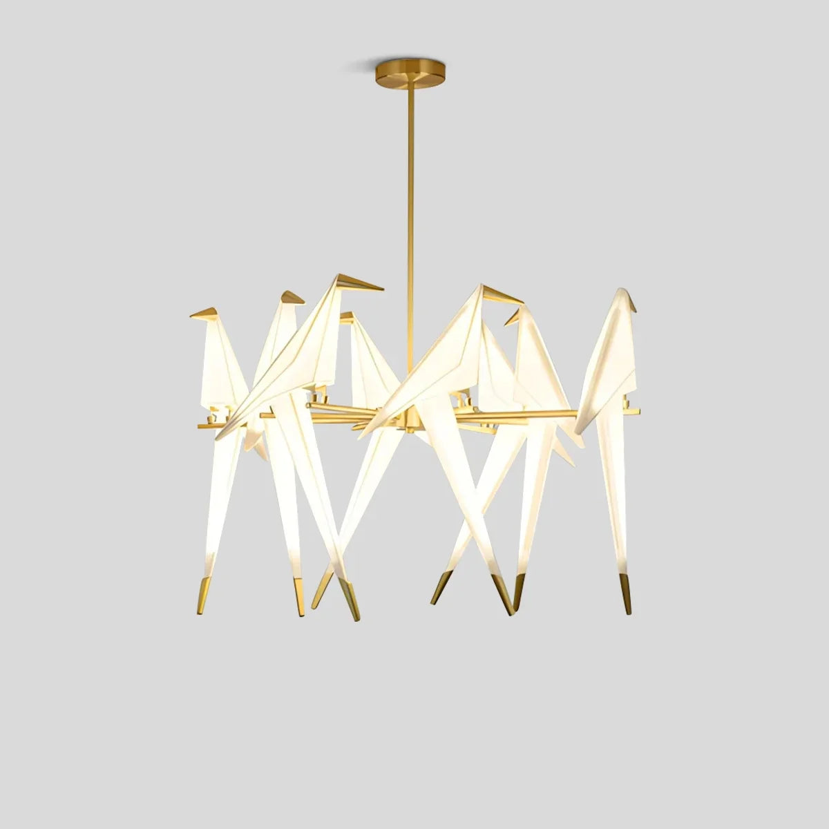 Papierkranich-Vogel-Kronleuchter für Esszimmer - Orntli