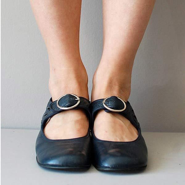 Klasické ortopedické kožené sandály Cedarbrook s přezkou