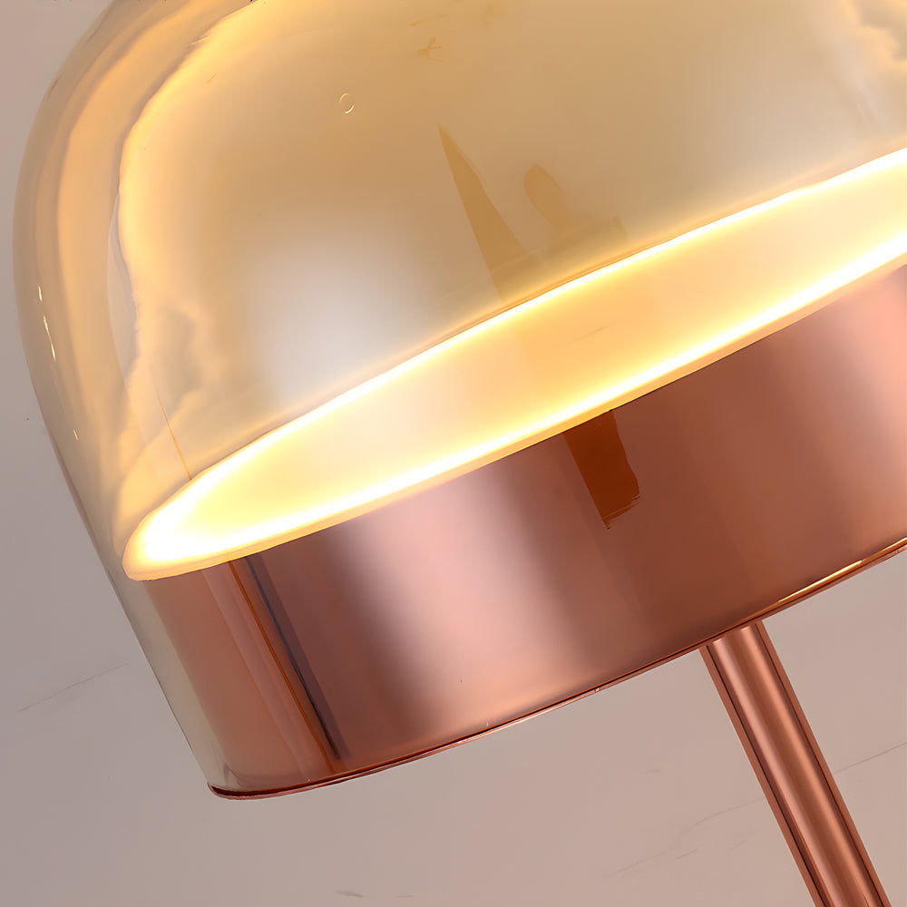 Equatore - Lampă de masă din sticlă cu lumină de noapte cu două straturi