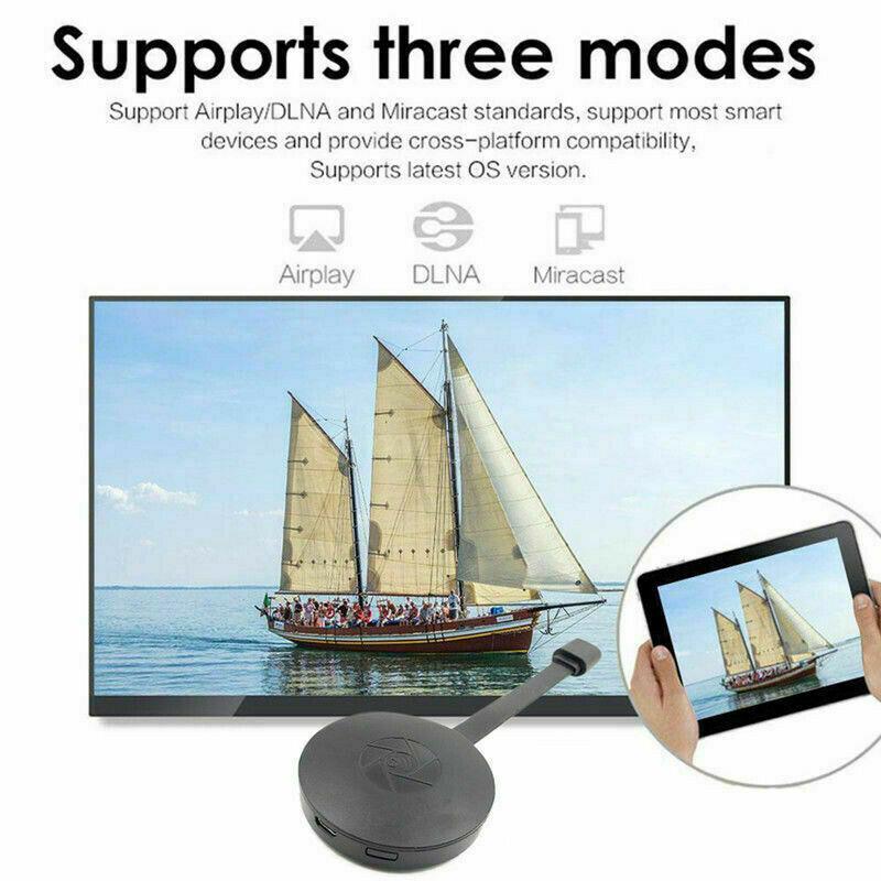 Bærbar Trådløs 1080P Skærm HDMI TV Modtager
