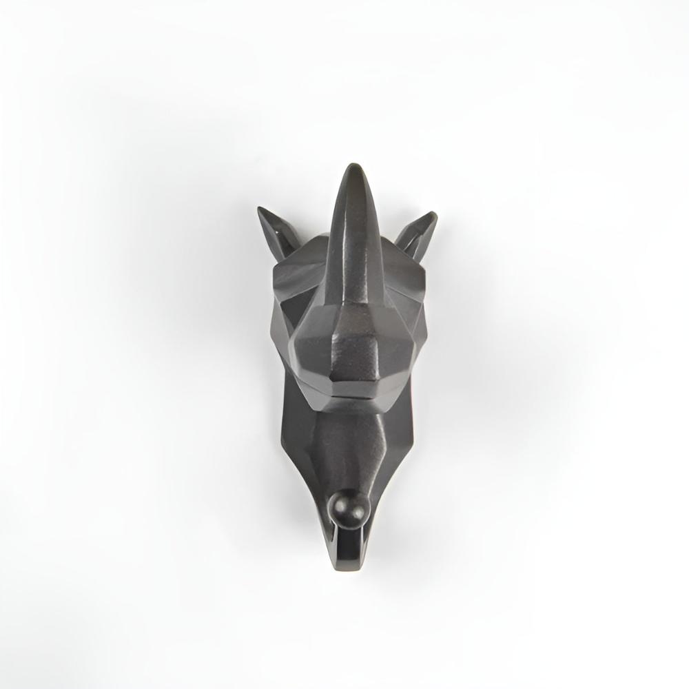 Portachiavi da parete a forma di testa di animale