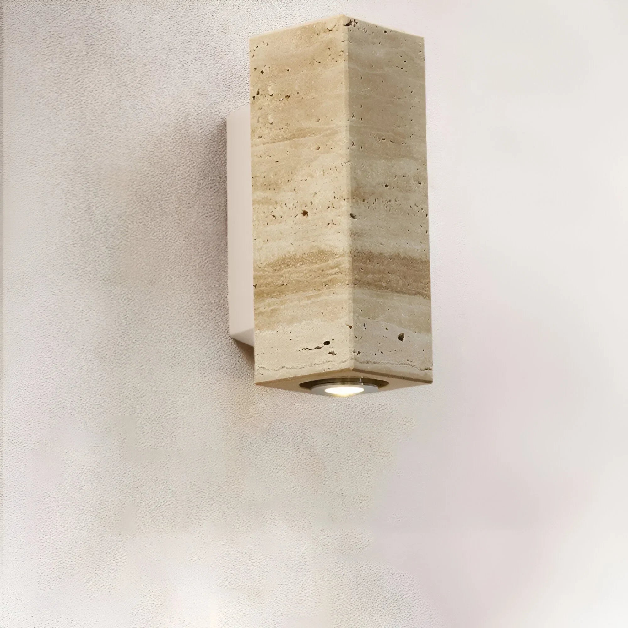 Applique murale élégante en travertin naturel TerraLuxe design
