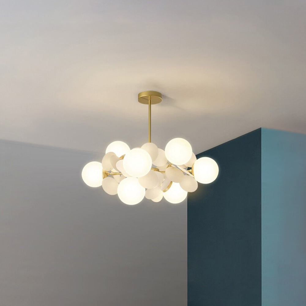 ModernBrilliance - Lampe suspendue à DEL en verre acrylique