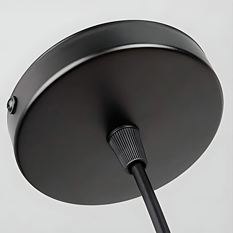 Nexera Black Iron Industrial Pendant Lamp for Entryways and Kitchens