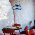 Lampada a sospensione in vetro Valentina — forma moderna a filone di pane, 6 colori