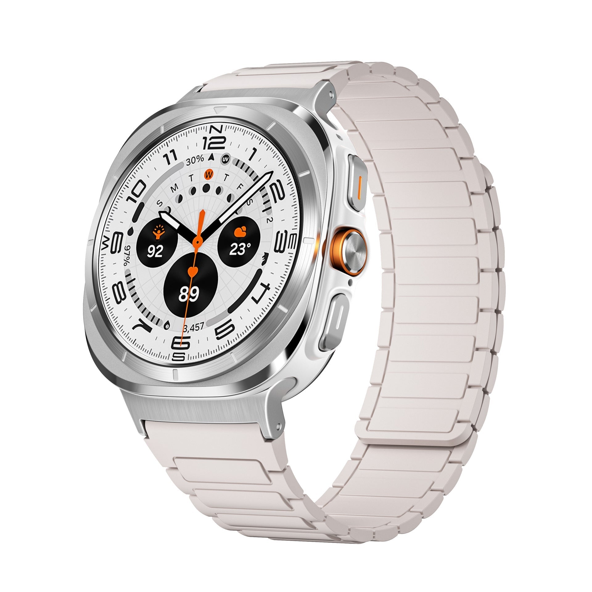 Sports silikon magnetisk rem for Samsung Watch 7 Ultra