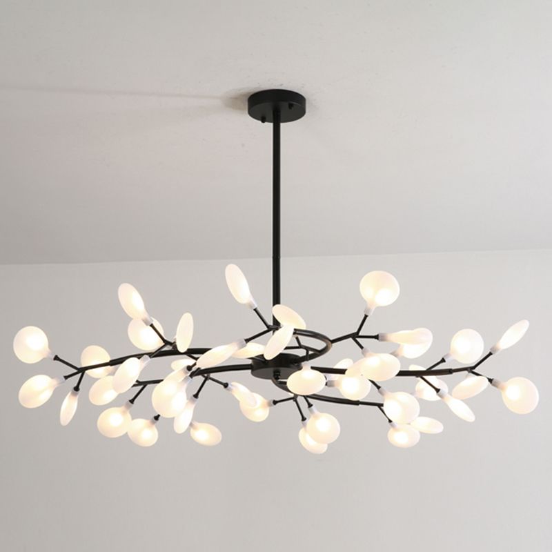 Olivia Art Deco Sputnik Chandelier — Unique Branch and Firefly Design