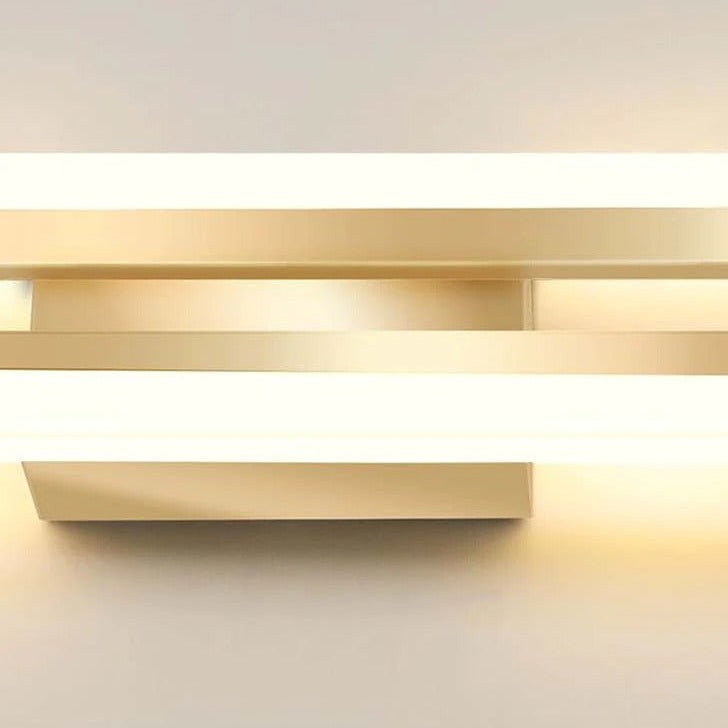 Moderne LED-væglampe – lange lyssprosser