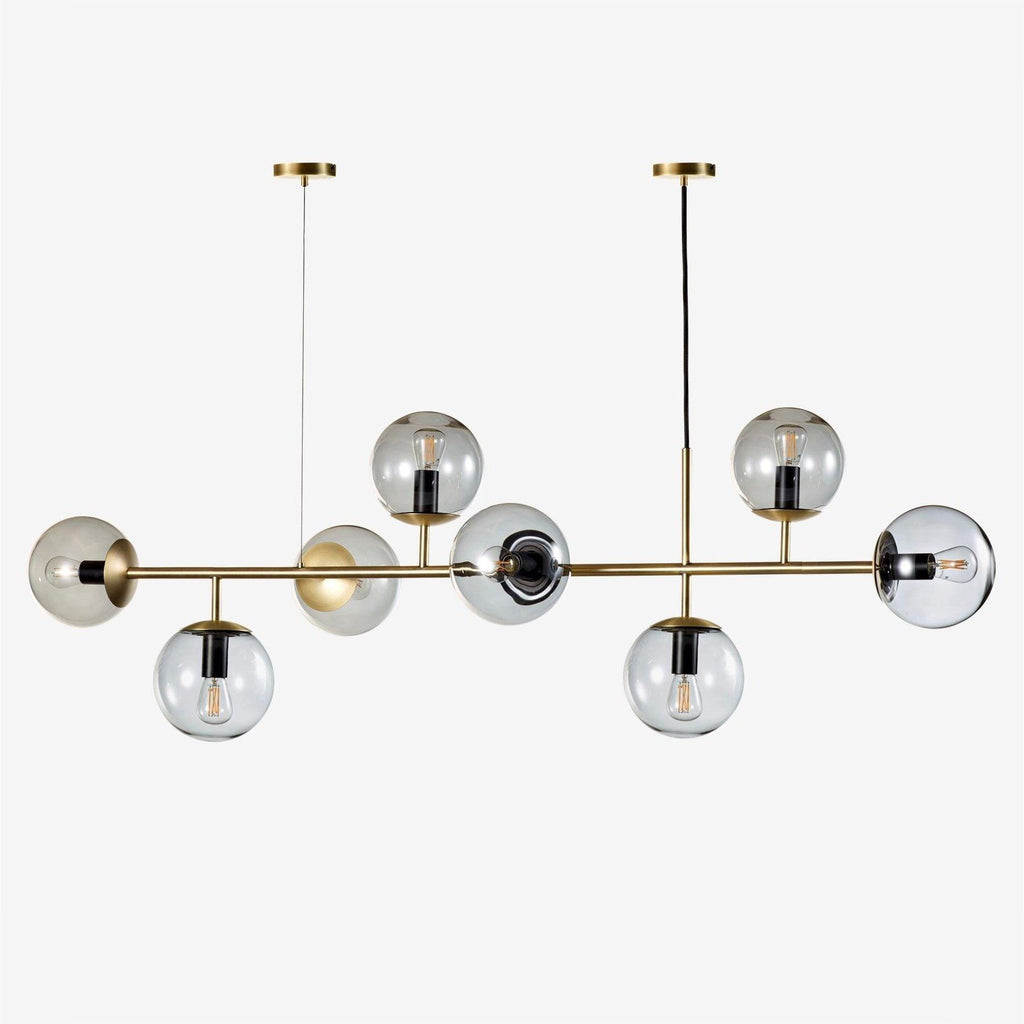 Minimalistische modulaire bolvormige kroonluchter