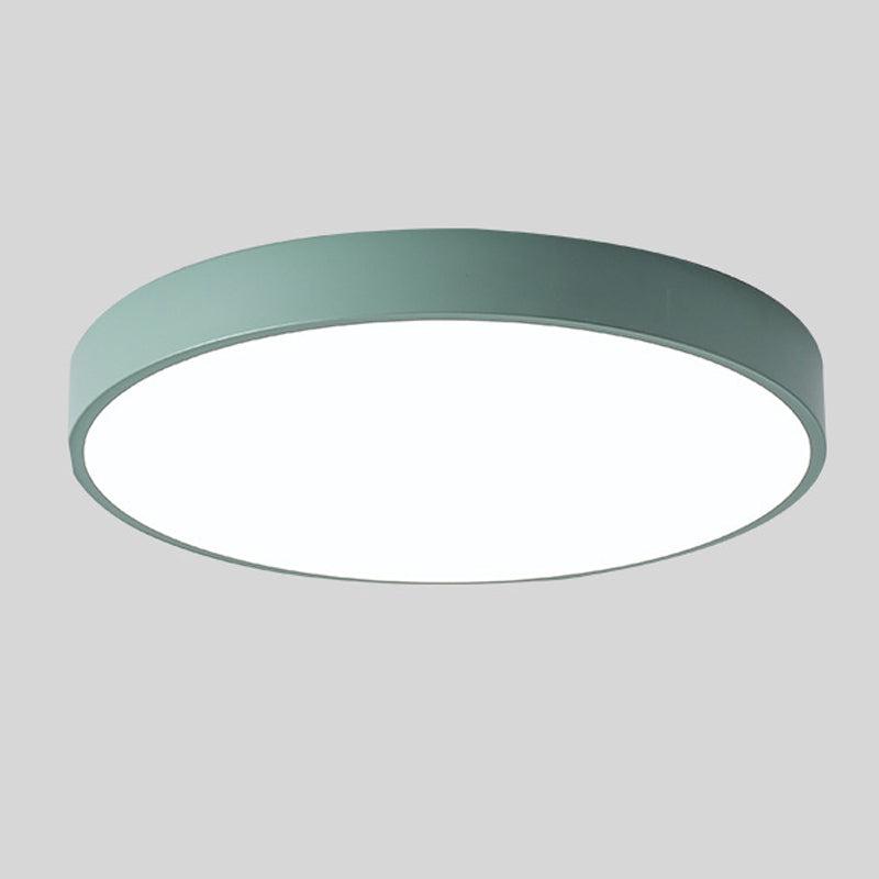 Aelora | Nordic Wood Circular Ceiling Light with Warm Glow