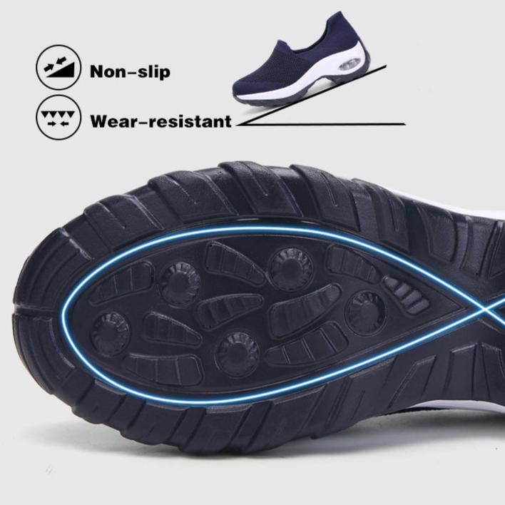 Zapatos ortopédicos NovaStride sin cordones para caminar y uso diario
